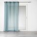 DOUCEUR D'INTERIEUR Kant-en-klare gordijn voor de woonkamer HAVANA, met ringen, 140 x 240 cm, blauw