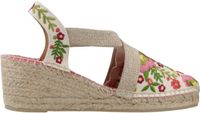 Toni Pons Dames espadrille met sleehak en veelkleurig borduurwerk | MONTJOI