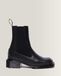 Dr. Martens Maybole Chelsea boots in leather with square toe shoes in black, size: 37
