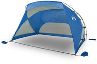 vidaXL Strandtent 274x178x170/148 cm 185T polyester azuurblauw