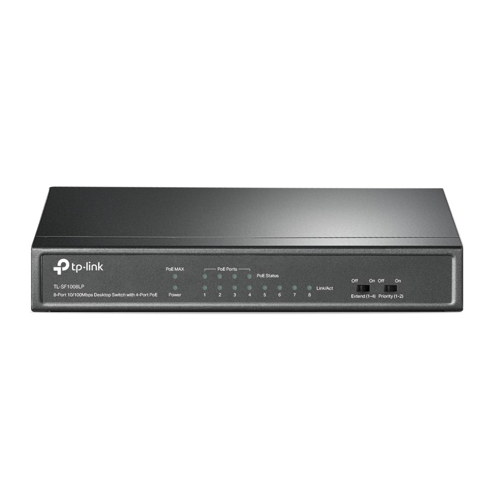 TP-Link TL-SF1008LP - 8-Port Fast Ethernet Unmanaged PoE Switch