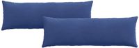 vidaXL - Zitkussens - 2 stuks - Politieblauw - 120 x 40 cm - Corduroy stof