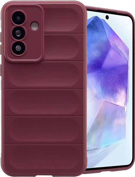 imoshion EasyGrip Backcover - Geschikt voor Samsung Galaxy A36 / A56 (5G) - Aubergine