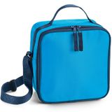 Merkloos / Sans marque Kleine koeltas voor lunch - lichtblauw - 20 x 20 x 11 cm - 4.5 liter - Koeltassen