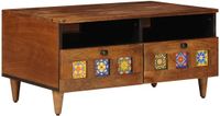 vidaXL TV-kast Walnotenhout 70 x 33 x 46 cm