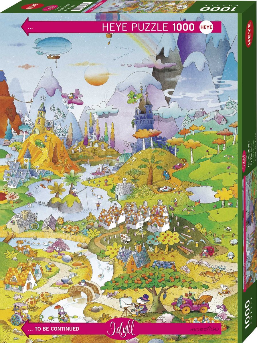 Heye Puzzle Puzzel By the Lake, Mordillo, 1000 stukjes Heye 29987