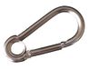 Bulk Hardware bh05012 Spring Snap Haken- en Eye, 316 Marine Grade roestvrij staal M8 - zilver