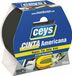 Ceys Ducttape Zwart (10 m x 50 mm)