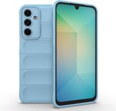 Techsuit Magic Shield Silicone Back Cover Blauw voor Samsung Galaxy A16