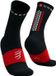 Compressport Ultra Trail Socks V2.0 Unisex Black/Red Colorblock Halfhoog Vocht absorberend Polyamide 35-38