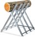 Merkloos Zaagbok Opvouwbaar tot 150 kg Gegalvaniseerd Inklapbaar 80x81x80cm - Zilver