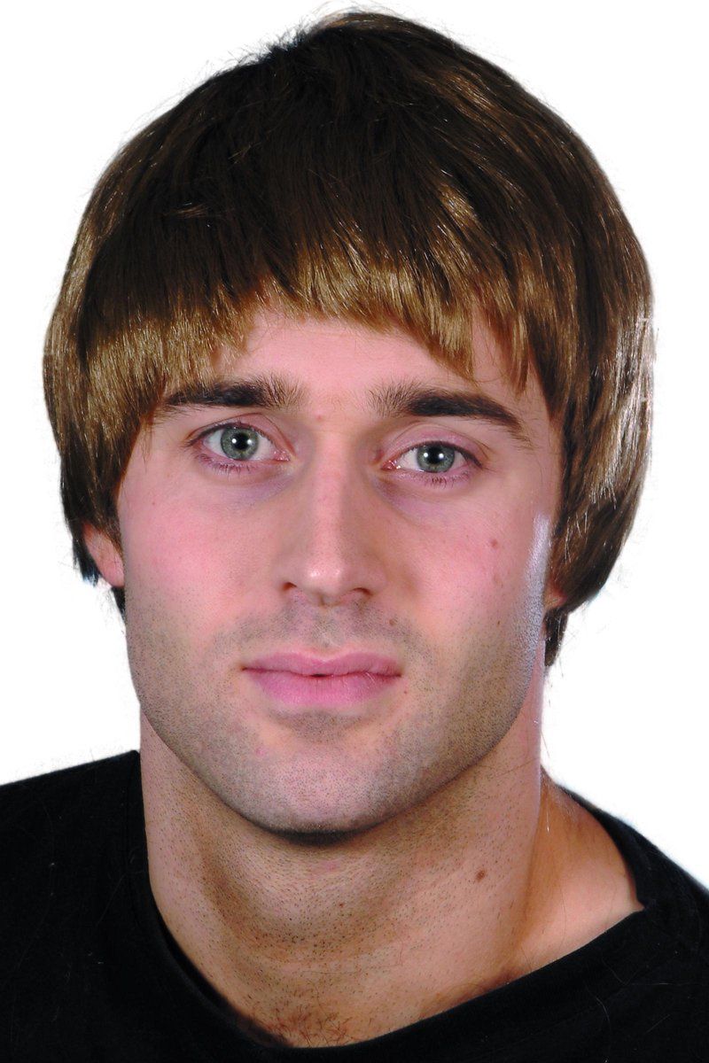 Smiffys Guy Wig - Bruin - Synthetisch - 5020570421772