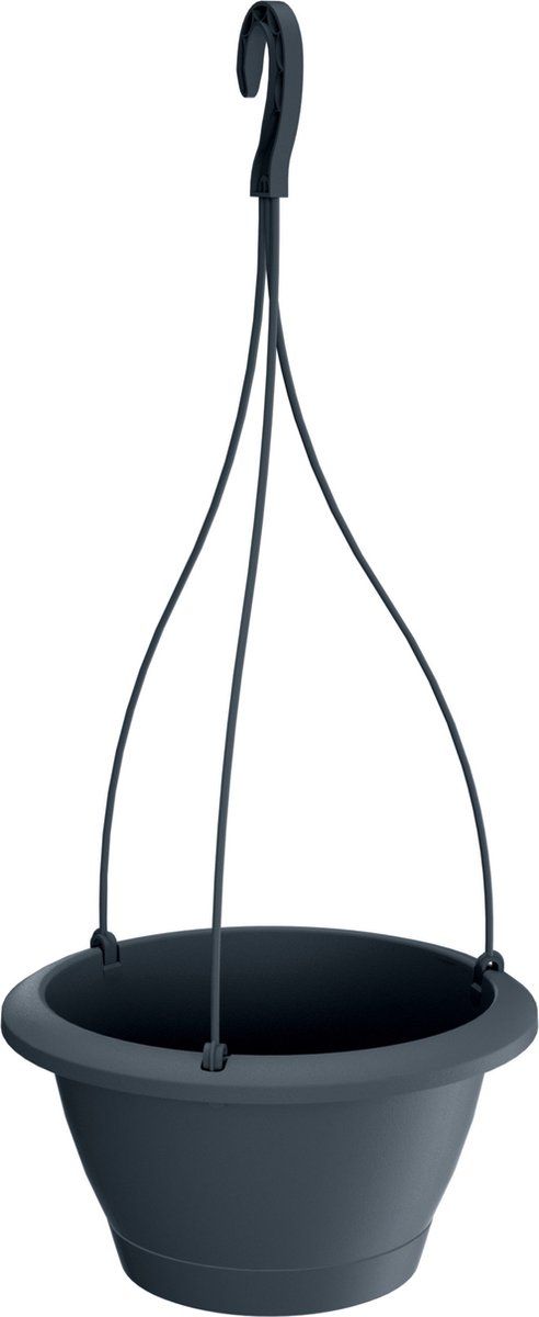 Prosperplast Respana - Bloempot - 21 cm - Antraciet