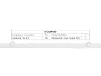 Furlanis - plooiband voor gordijnen, transparant, met voeding - 10 mm