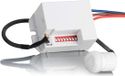 Wan GmbH Mini détecteur de mouvement encastré 4x, compatible LED, portée de détection 6m, 360°, montage au plafond, capteur infrarouge réglable