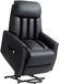HOMCOM Fauteuil releveur en similicuir, mousse 80L x 94P x 104H cm Noir