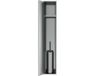 Hotbath Inbouw Reserverolhouder voor 6 Rollen - RVS - 90 x 16 x 126 cm
