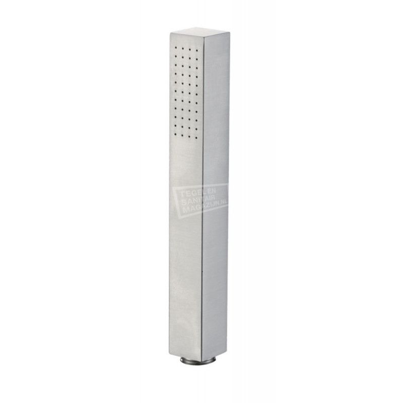 Wiesbaden 304-Staafhanddouche Vierkant RVS