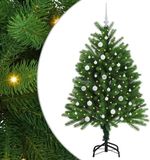 vidaXL Kerstboom met 150 LED, met standaard, Groen, 120 cm, PE