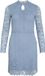 VILA VIPIXIE L/S HIGH NECK SHORT DRESS/DC/KA Dames Mini jurken XL Nantucket Breeze