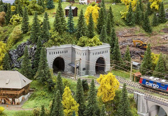 FALLER Tunnelingangen Simplon Noorden en Zuiden (222500)