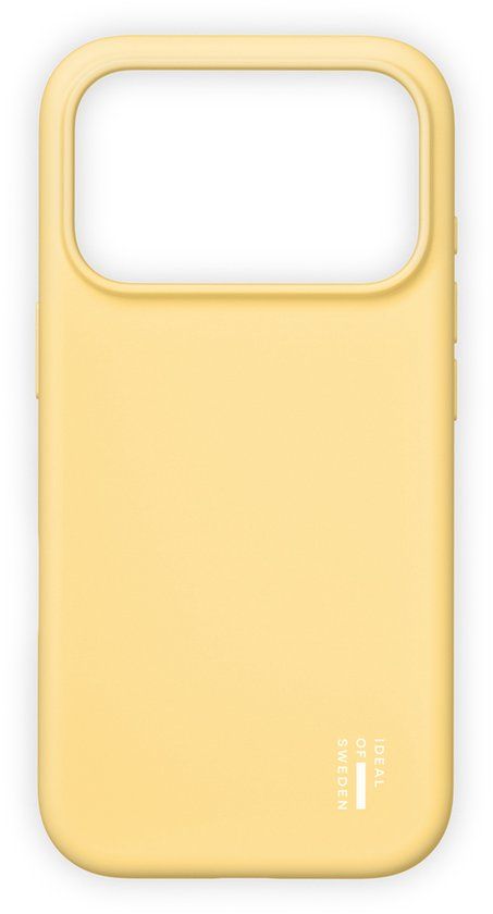 iDeal of Sweden Silicone Case geschikt voor MagSafe geschikt voor iPhone 17 Pro - Soft Lemon