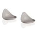 Guzzini Tierra Set van 2 Hapjesbakjes Duifgrijs 12,3x12xh7,3 cm