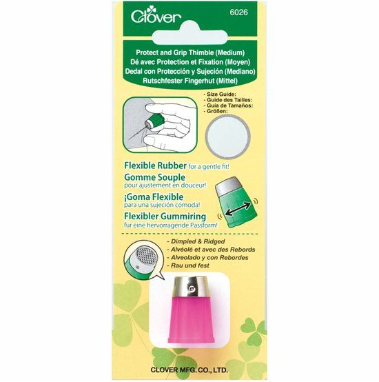 Clover Vingerhoed Protect en Grip Medium - 15,5 mm