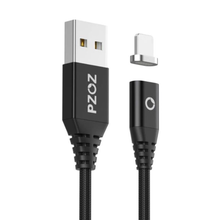 PZOZ USB-C Magnetische Oplaadkabel - 1 Meter - Zwart