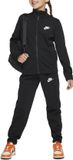 Nike Sportswear Trainingspak Junior Zwart Polyester Unisex 158