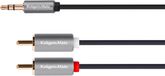 Kruger&Matz Basic - Jack naar RCA Kabel - 3m - 3.5mm Stereo