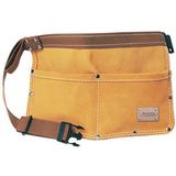Taliaplast Porte-outils à double poche en cuir et suède