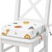 Totsy baby ASE Spolka Akcyjna Stoelverhoger stoel kind 32x32x8 cm waterdicht - zitkussen kinderstoel kussen kinderzitje stoelkussen Safari B
