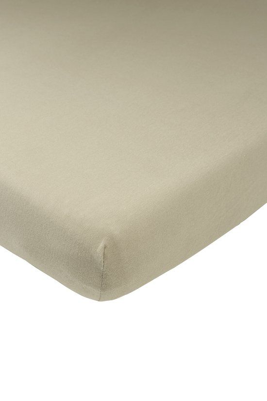 Meyco Baby Uni hoeslaken juniorbed - taupe - 70x140/150cm
