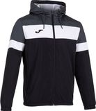 Joma Crew IV Regenjas Heren - Zwart / Antraciet / Wit | Maat: 2XL
