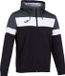 Joma Crew IV Regenjas Heren - Zwart / Antraciet / Wit | Maat: 2XL