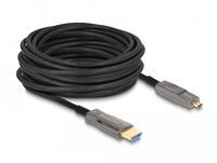 DeLOCK 86010 HDMI kabel 30 m HDMI Type A (Standaard) naar HDMI Type D (Micro) Zwart, Grijs