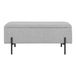 House Nordic Watford Banc de rangement, gris clair, 95x36,5x46 cm