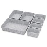 helit H6131082 - Lade-organizer the organizer vilt, 7-delig | Opbergbox voor het overzichtelijk ordenen van accessoires