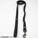 51 Degrees North Wanderful Leash Nylon Bungee - Zwart - 120 cm x 2,5 mm