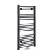 Hudson Reed Neva - Sèche-serviettes design moderne - Raccordement central - Anthracite - 118,8 cm x 60 cm