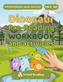 Dinosaur Pre-Reading Workbook and Activities | Teacher Designed by Actual Reading