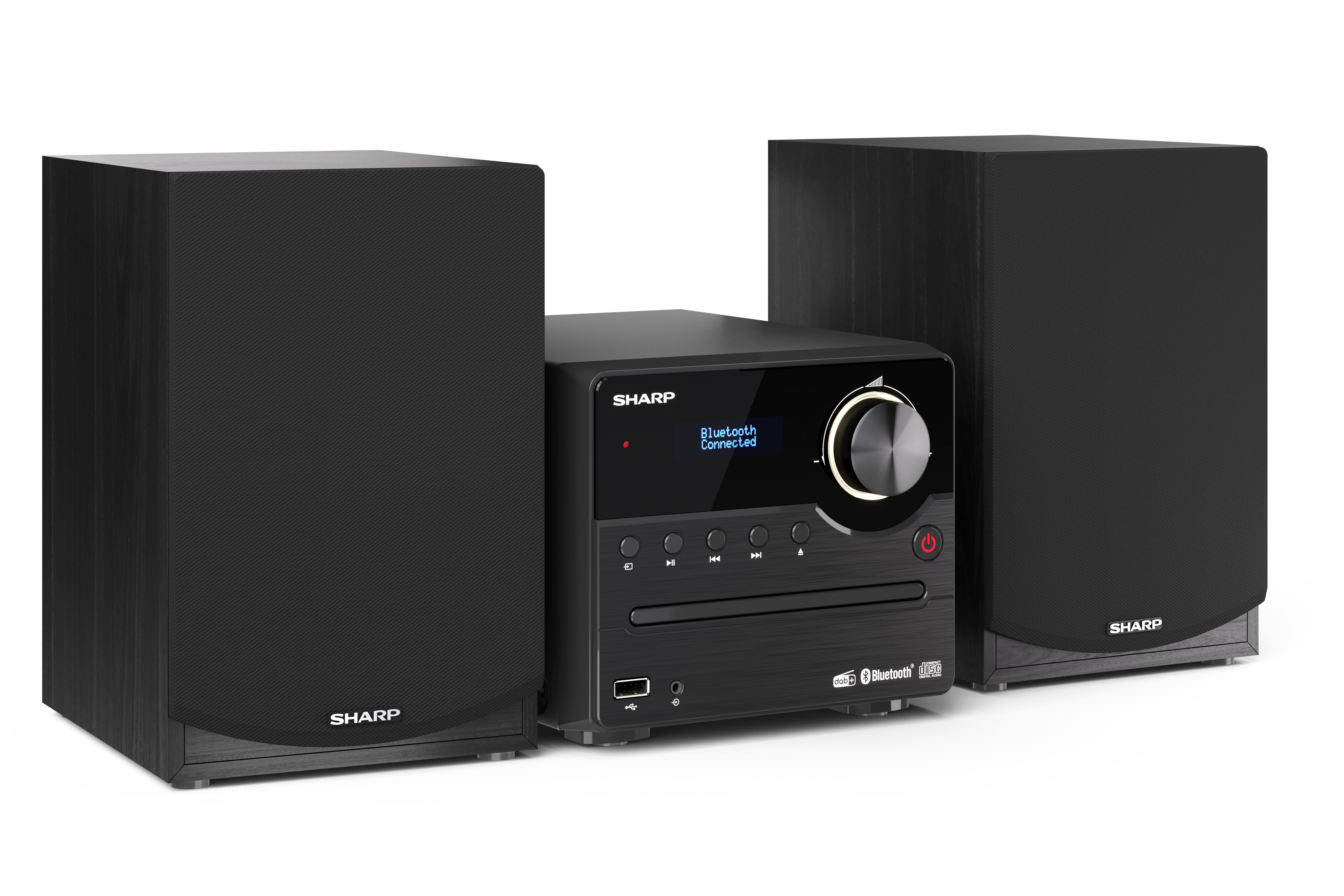 Sharp XL-B517D Home Audio Micro System - Black