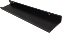 Art & BD BD ART Serie - Wandplank - 100cm - Zwart