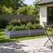 vidaXL Jardinière surélevée Gris 160 x 80 x 24 cm Acier galvanisé