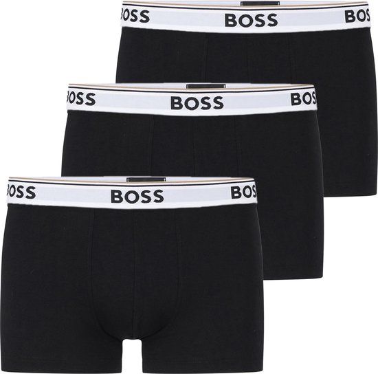 Power Trunk Boxershorts Onderbroek Mannen - Maat L - 3-pack - Zwart/Wit