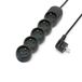 Franse stekkerdoos 5x16A, 1,5m lange kabel, H05VV-F3G1.0MM2, CE, NF