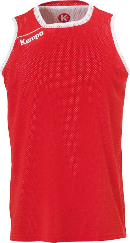 Kempa Reversible Tank Top - Rood/Wit - Maat XL - Heren