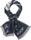 JOOP! Sjaal JSC-05Feris Gebloemd Modal Blau Heren