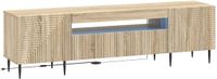 vidaXL LED tv-meubel HAARLEM 153 x 35 x 43 cm Sonoma Eiken